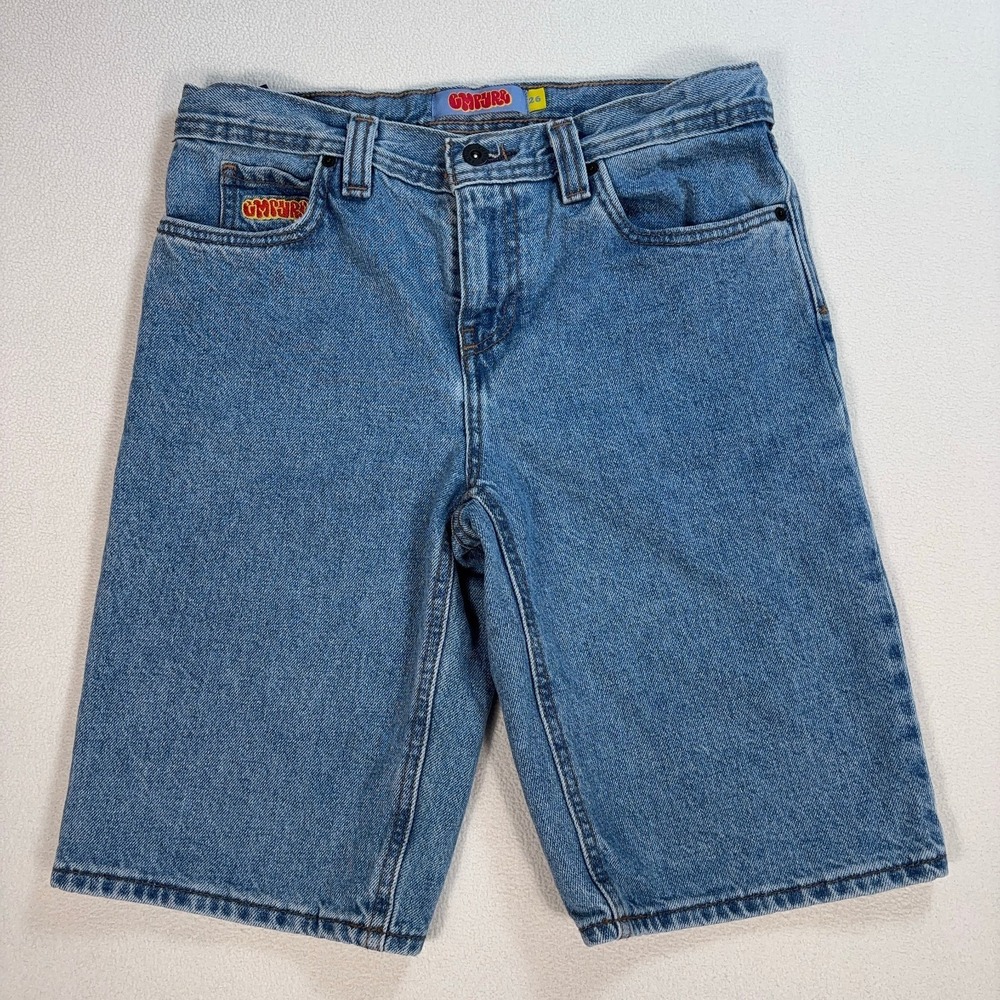Empyre Jean Shorts Men's 26 (fits 30x10) Blue 100% Cotton‎ Jorts Denim